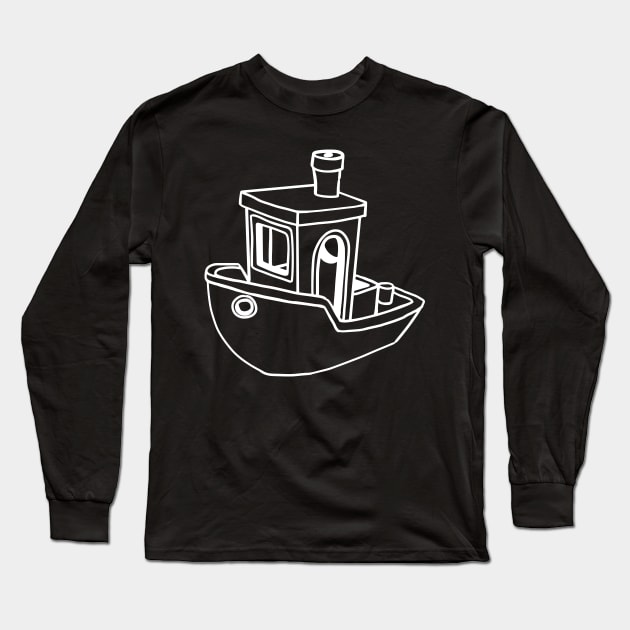 Benchy Long Sleeve T-Shirt by Fibre Grease